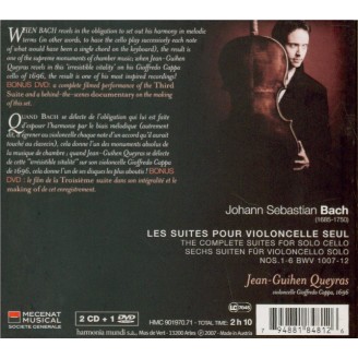 BACH - Queyras - Six suites pour violoncelle seul BWV 1007-1012..